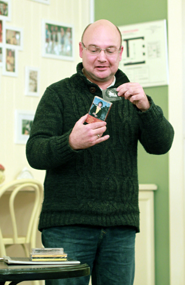 Леонид Бурлаков на аукционе в рамках акции "Подари жизнь"