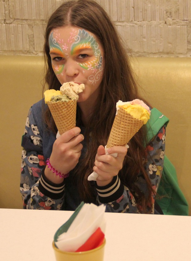 Итальянское мороженое - это очень вкусно!